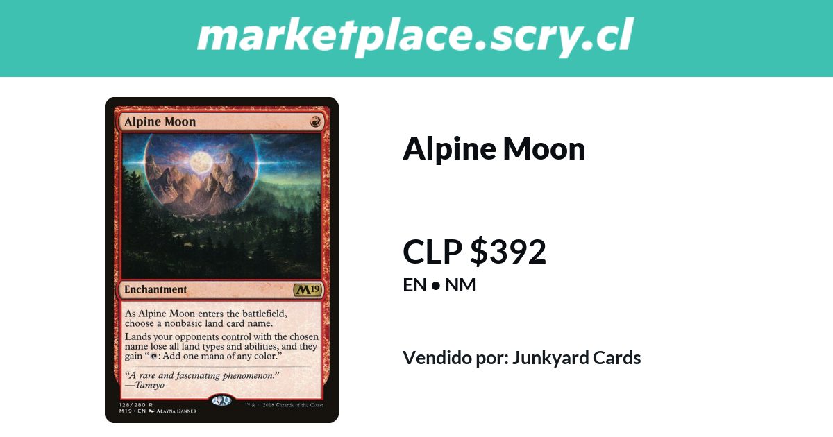 Alpine Moon | Disponible en Marketplace Scry