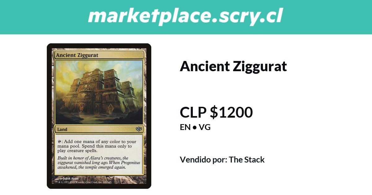 Ancient Ziggurat | 1.200 CLP en Marketplace Scry