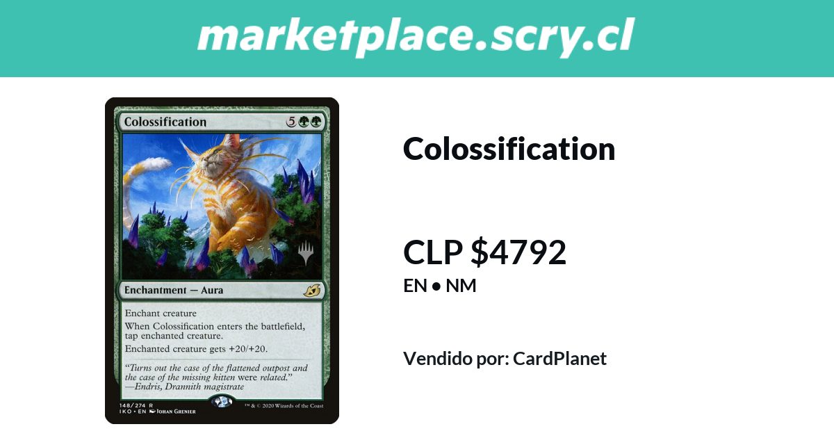 Colossification Blb Colossification | Disponible en Marketplace Scry