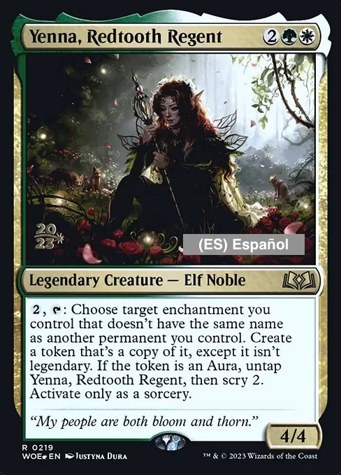 Yenna, Redtooth Regent