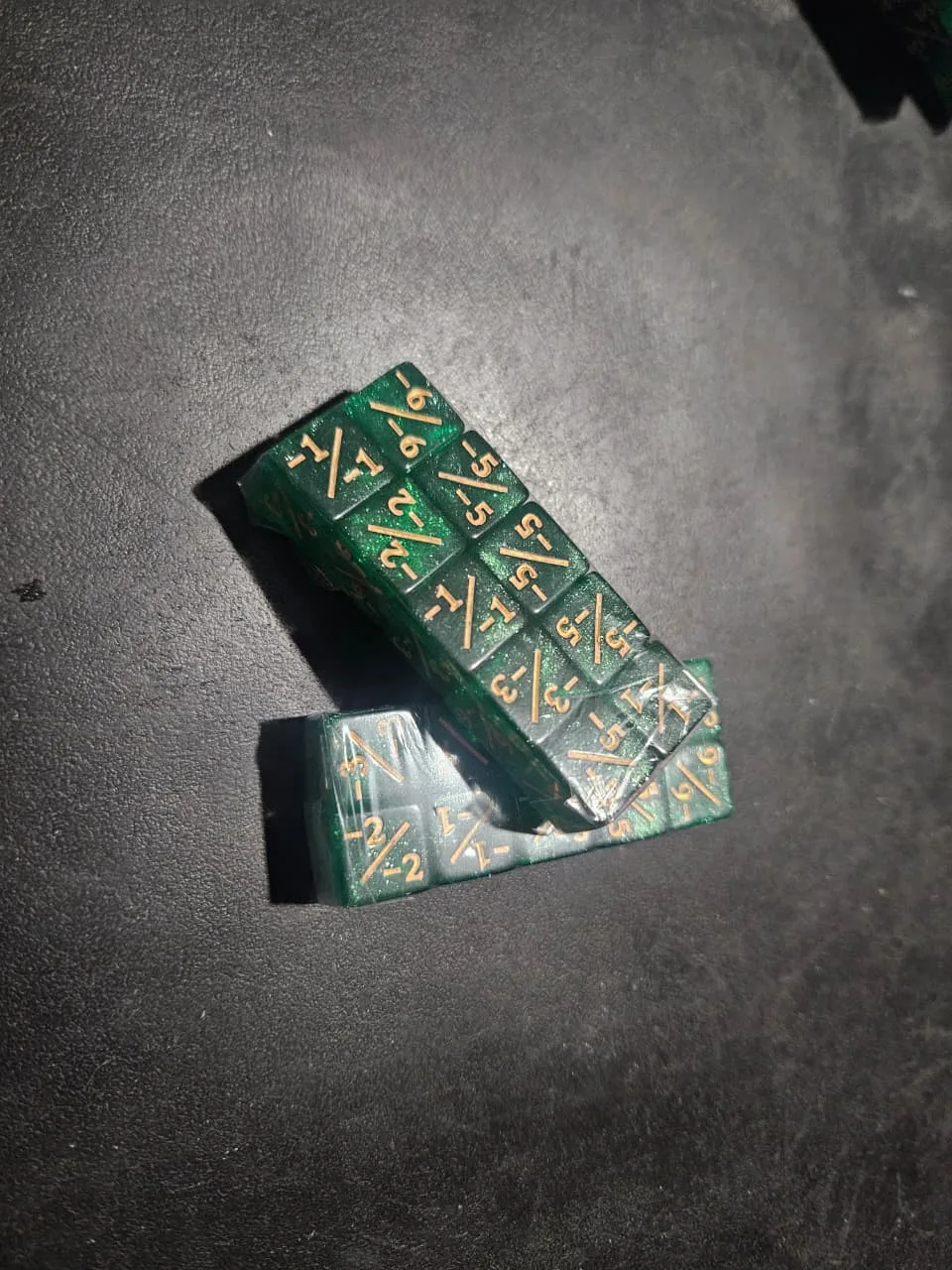 10 Contadores negativo verde