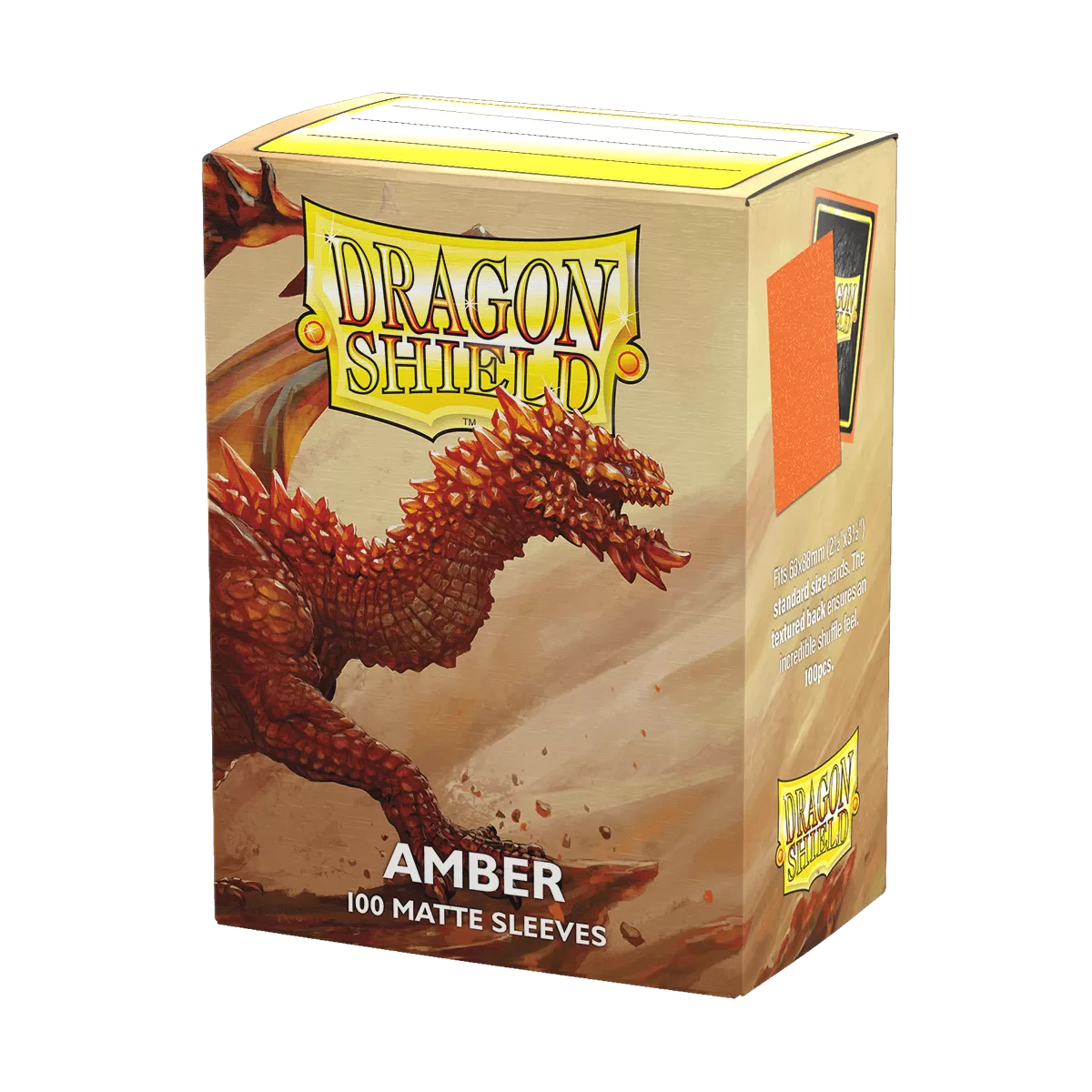 Dragon Shield matte amber
