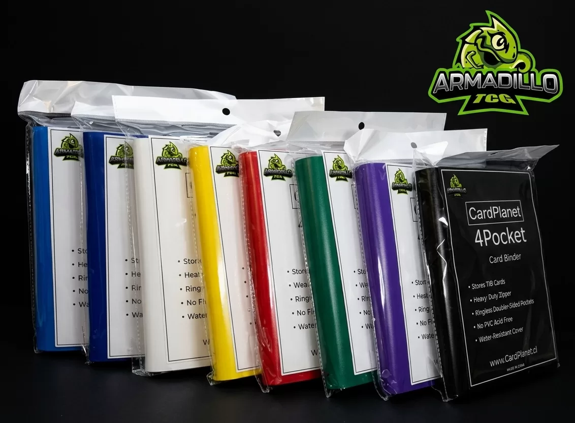 Carpeta 4 Slot Plástico con elástico - Armadillo TCG