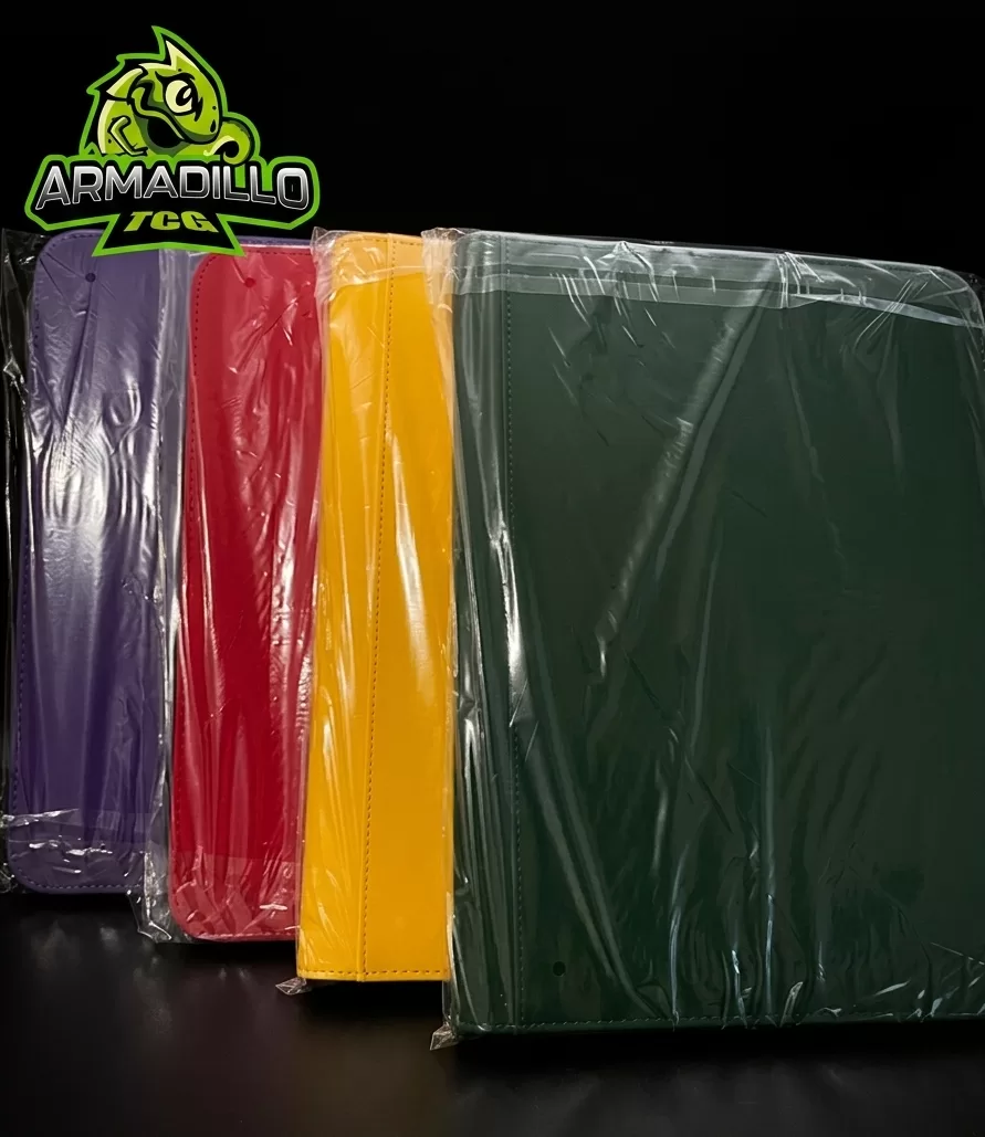 Carpeta Eco Cuero 9 Espacios con Cierre - Armadillo TCG