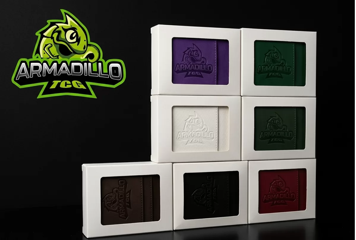 Porta Mazo Simple Eco Cuero 100+ Cartas - Armadillo TCG
